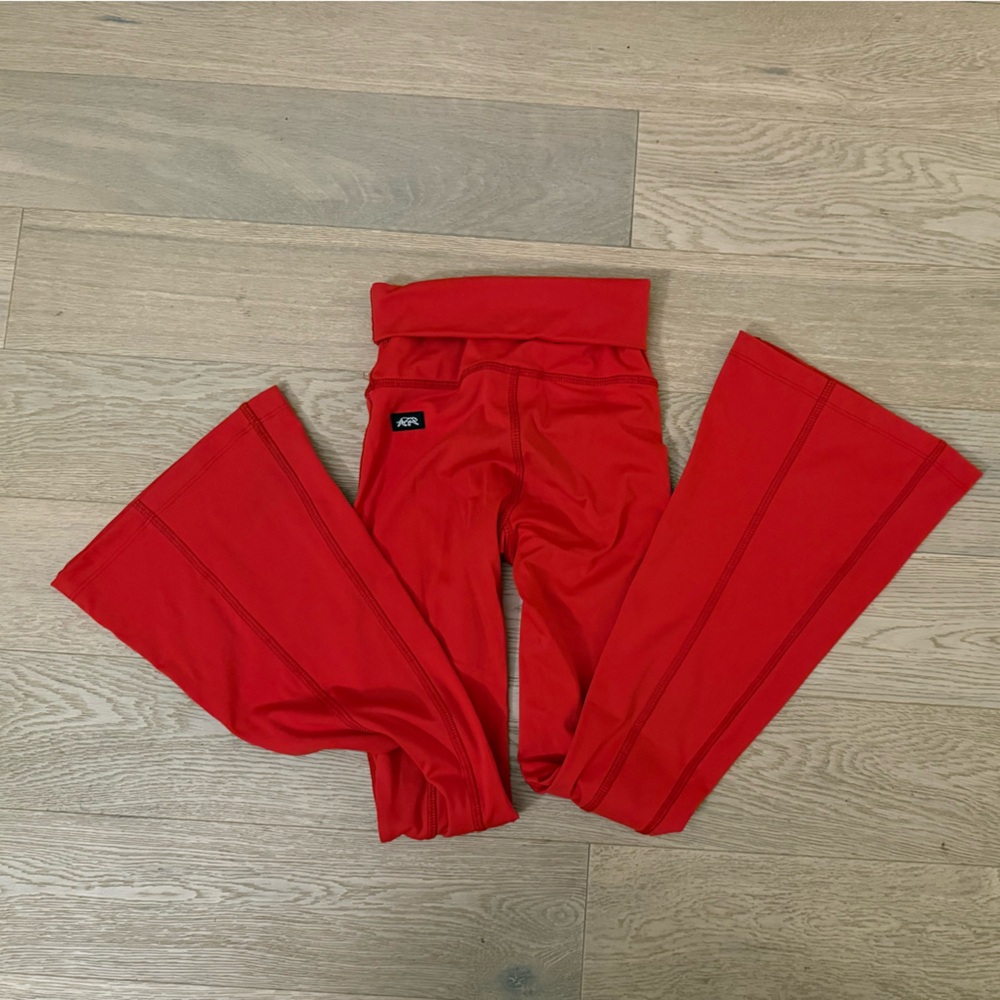 Tiger Friday Hippie Bell Flares - Cherry CL